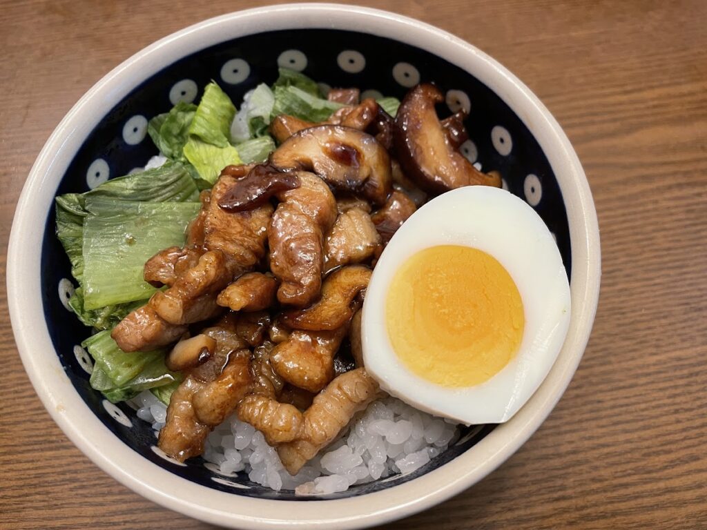 ミールキットでつくったルーローハン